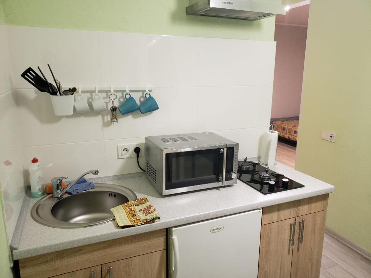 Apartment Near City Center On Peremohy Avenue 46 チェルニーヒウ エクステリア 写真